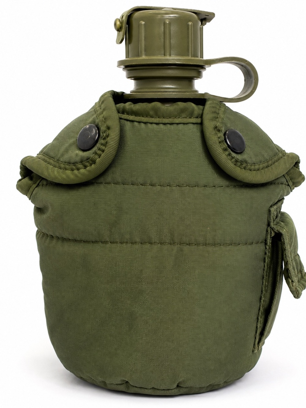 Vintage US Army LC-2 1 Quart Water Canteen w Cover Military Surplus